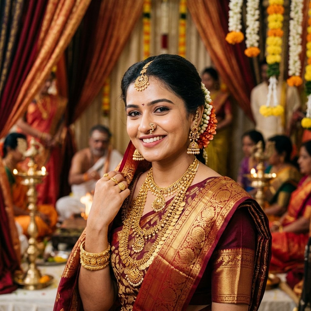 Wedding hands during a traditional ceremony