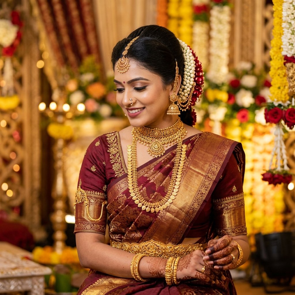 Traditional Indian wedding ritual